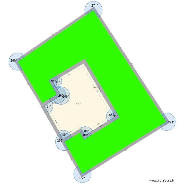 Nogent-Sur-Marne _ Origine. Plan de 2 pièces et 164 m2