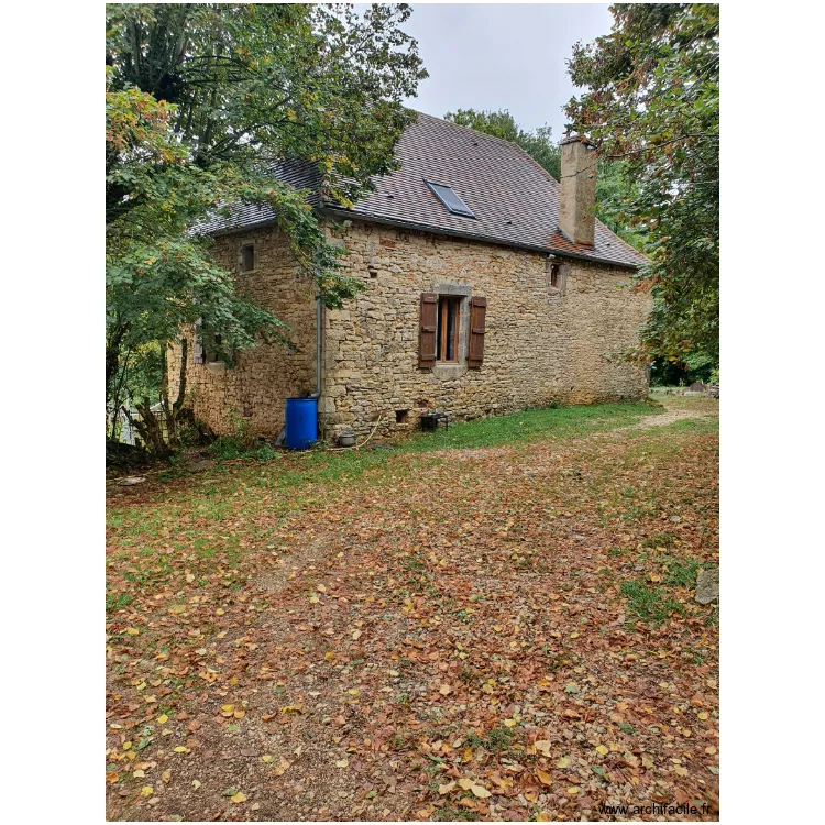 FACADE OUEST. Plan de 