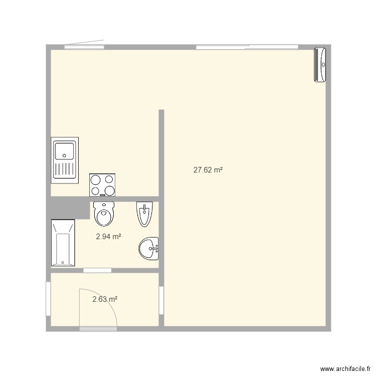 Studio ROOS  201 av de la lanterne. Plan de 0 pièce et 0 m2