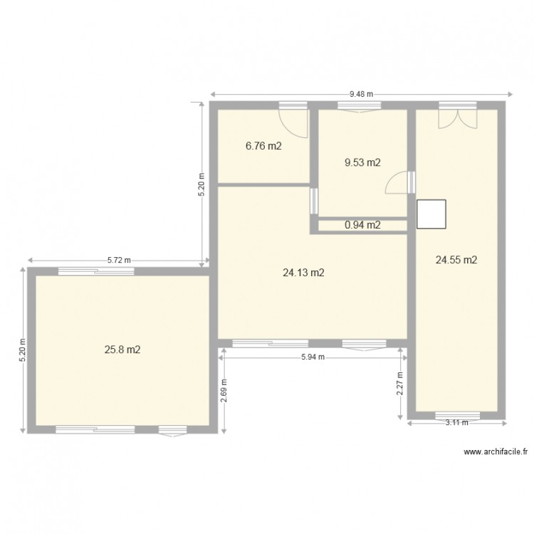 Plan de masse. Plan de 0 pièce et 0 m2