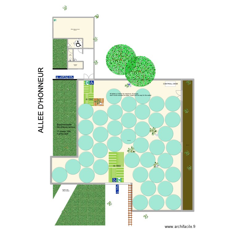 EMS. Plan de 6 pièces et 572 m2