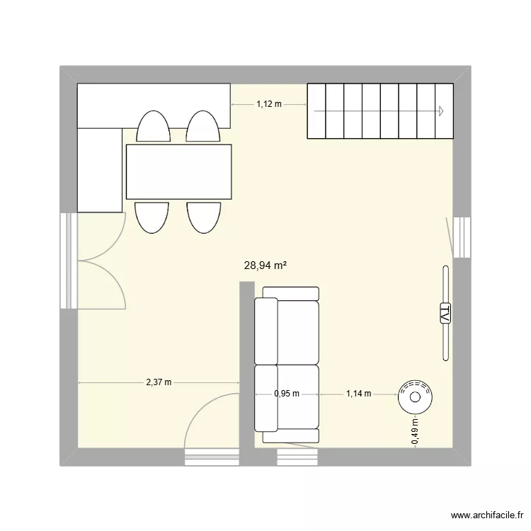 maison Nath. Plan de 1 et 29 m² maison Nath. Plan de 1 et 29 m²