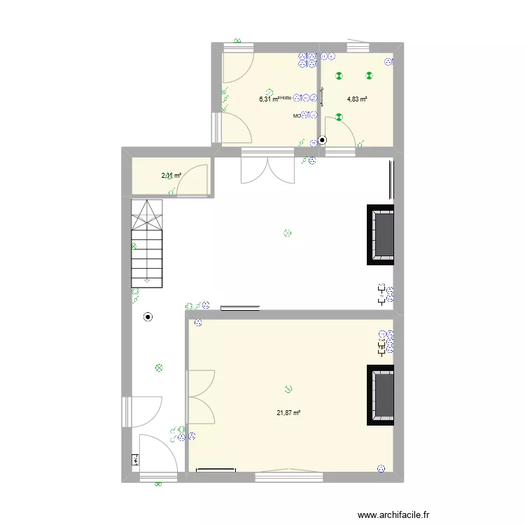 LMCB saint geours BAS. Plan de 