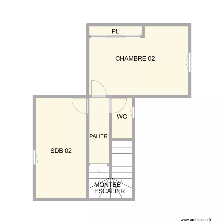 ETAGE GRAU DU ROI N324. Plan de 