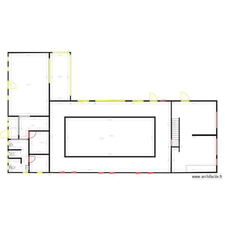 le galion sas entrée et toilette. Plan de 0 pièce et 0 m2