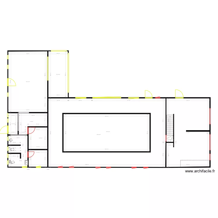 le galion sas entr&eacute;e et toilette. Plan de 