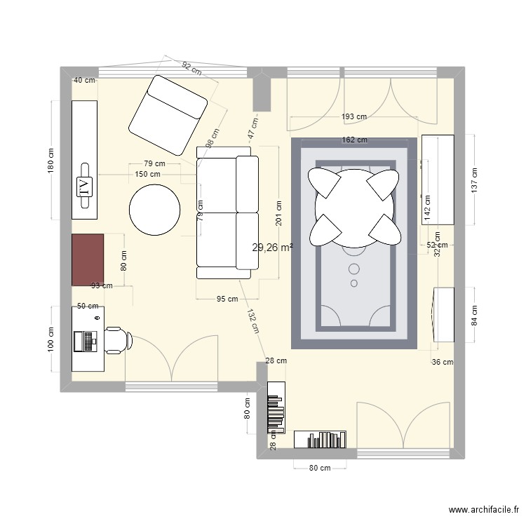 salon1. Plan de 0 pièce et 0 m2
