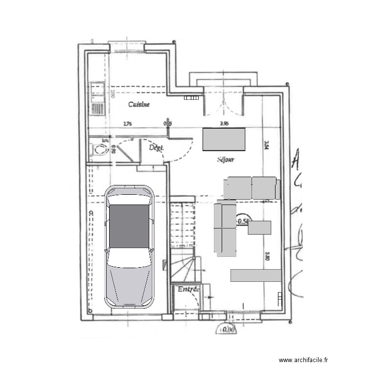 bas. Plan de 0 pièce et 0 m2