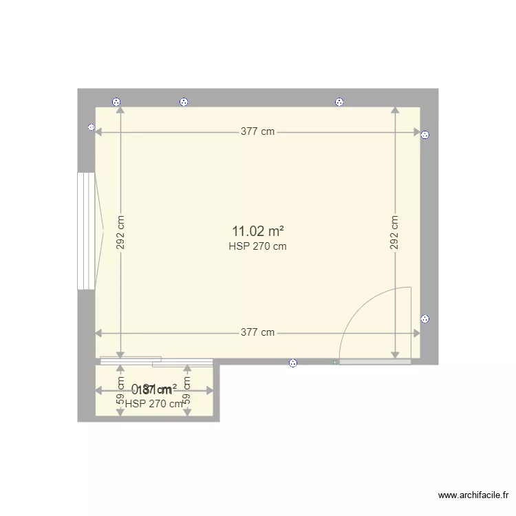 chambre Stella. Plan de chambre Stella. Plan de