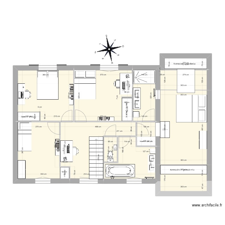 1er étage St Remy. Plan de 0 pièce et 0 m2