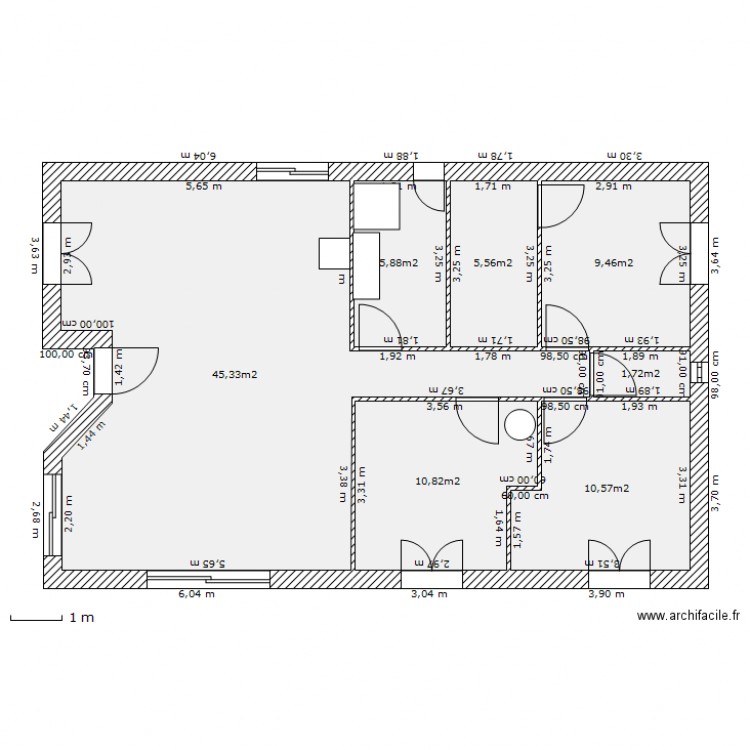 plan de masse. Plan de 0 pièce et 0 m2