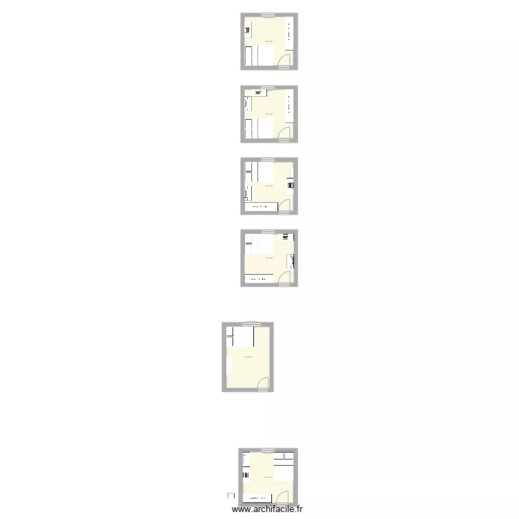 nouvelle chambre. Plan de 