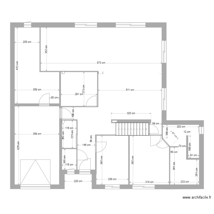maison3. Plan de 5 pièces et 123 m2