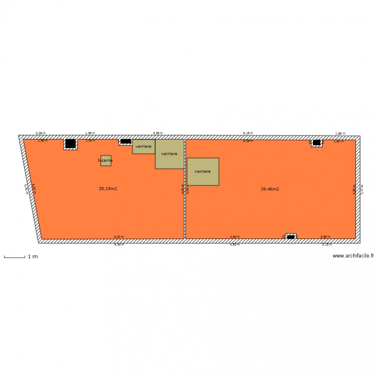 toit 21actuel. Plan de 0 pièce et 0 m2