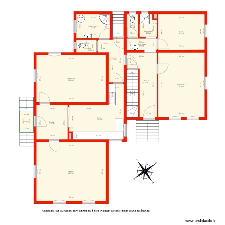 BI 5021 rdc côté. Plan de 0 pièce et 0 m2