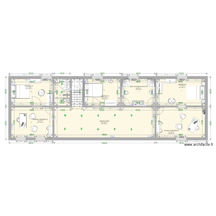 plan def des Modifications sur le 1er etage v2 001. Plan de 0 pièce et 0 m2