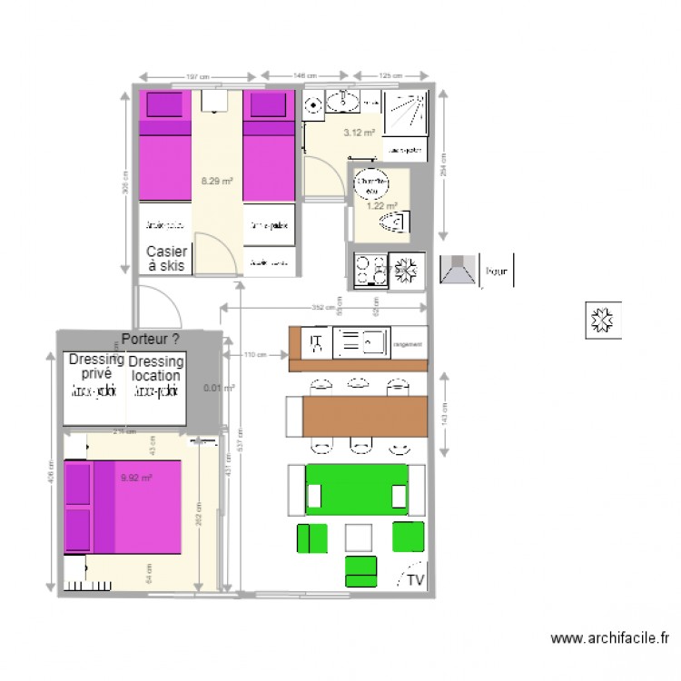 Chamrousse plan 14. Plan de 0 pièce et 0 m2