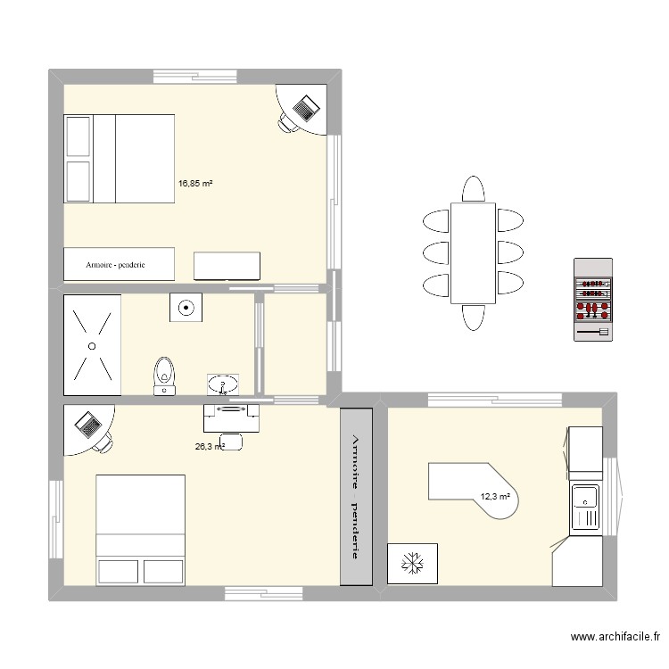 oaipoke. Plan de 0 pièce et 0 m2