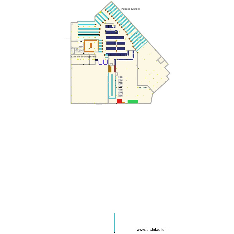 Reuilly V42 phase 1 . Plan de 16 pièces et 431 m2