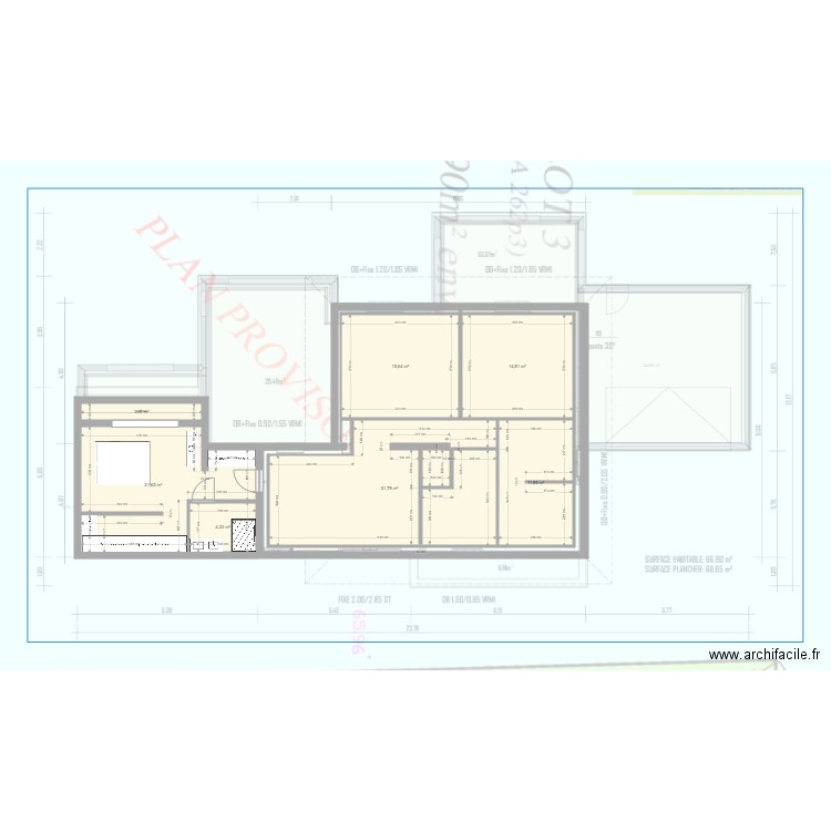 Piraino Avant Projet 1 avec Suite étage. Plan de 21 pièces et 271 m2