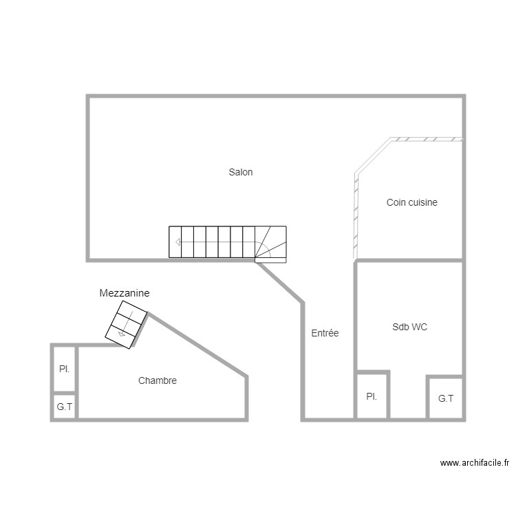 terrage. Plan de 0 pièce et 0 m2