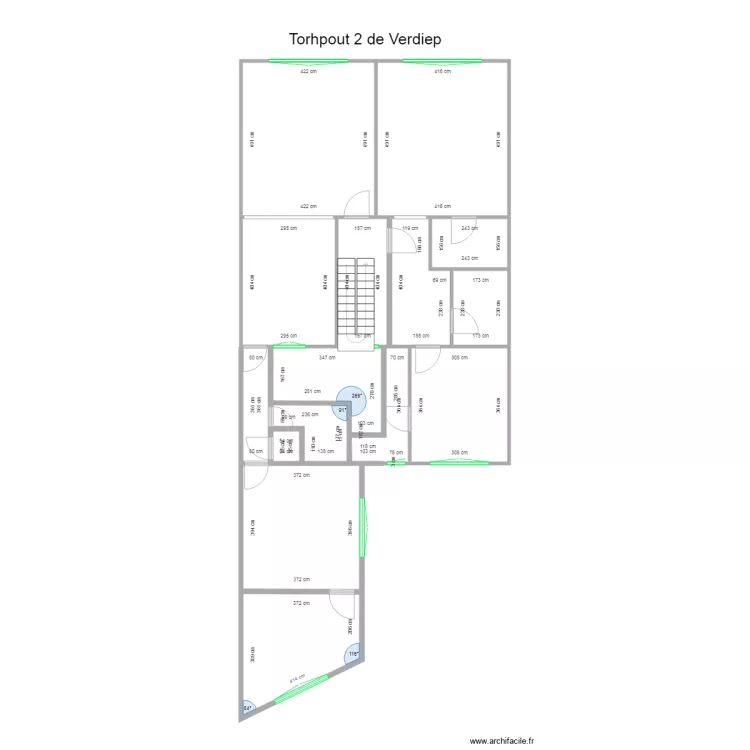 TORHOUT 2 de VERDIEP. Plan de 