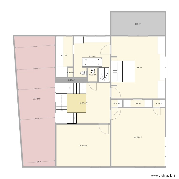 Raquette 1er V3. Plan de 0 pièce et 0 m2