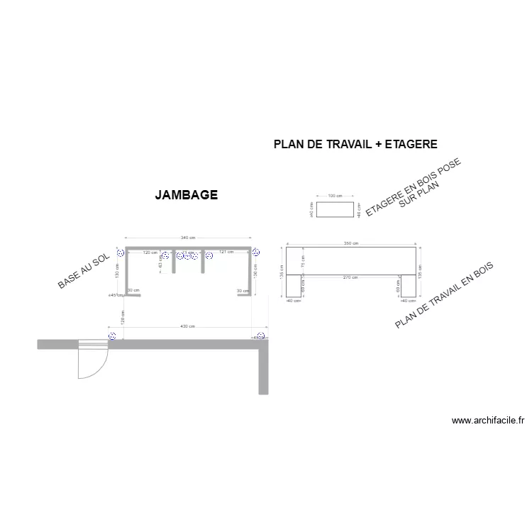 BUREAU D ACCEUIL. Plan de 