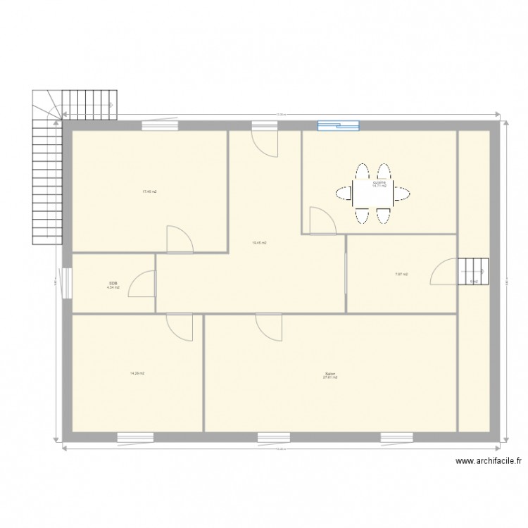 plan Hammouche. Plan de 0 pièce et 0 m2