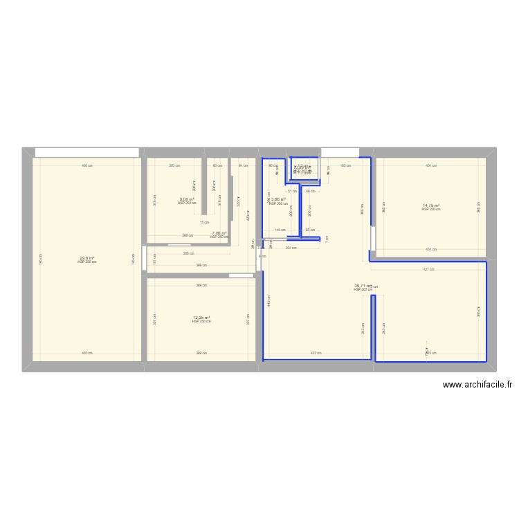 Maison Niveau 0 V3 - Placo. Plan de 0 pièce et 0 m2