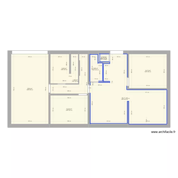 Maison Niveau 0 V3 - Placo. Plan de 