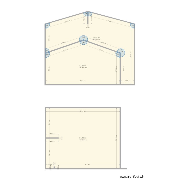 gareaud. Plan de 0 pièce et 0 m2