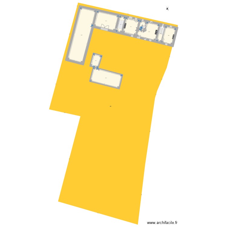 SIARROUY cadastre. Plan de 16 pièces et 840 m2