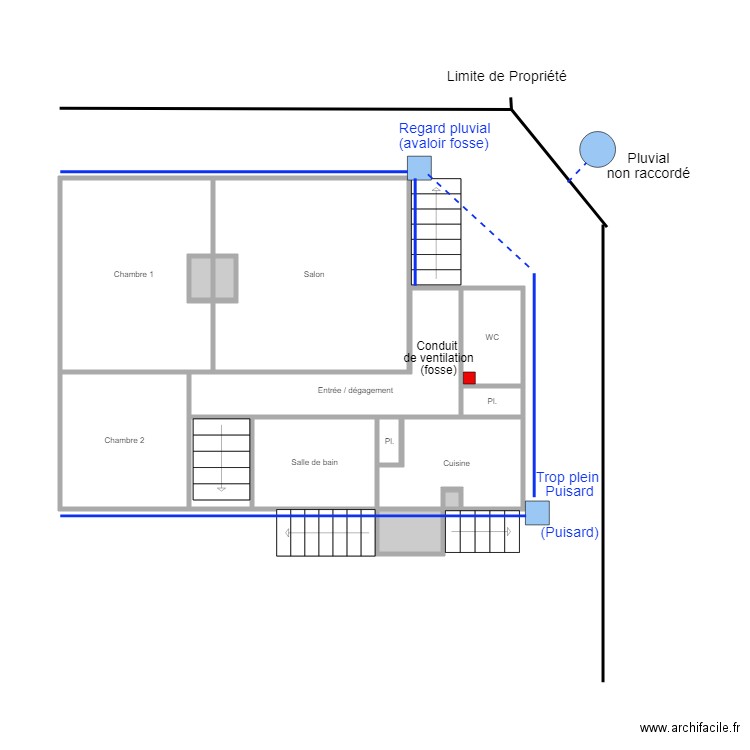 jeanne rdc. Plan de 0 pièce et 0 m2