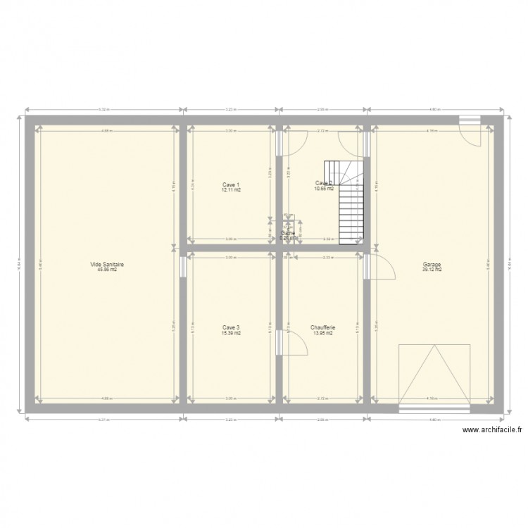 Sous Sol. Plan de 0 pièce et 0 m2