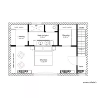 PROJET  MAISON COLOMBIERS 1ETAGE