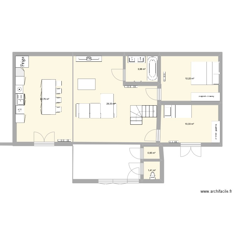 Maison. Plan de 0 pièce et 0 m2