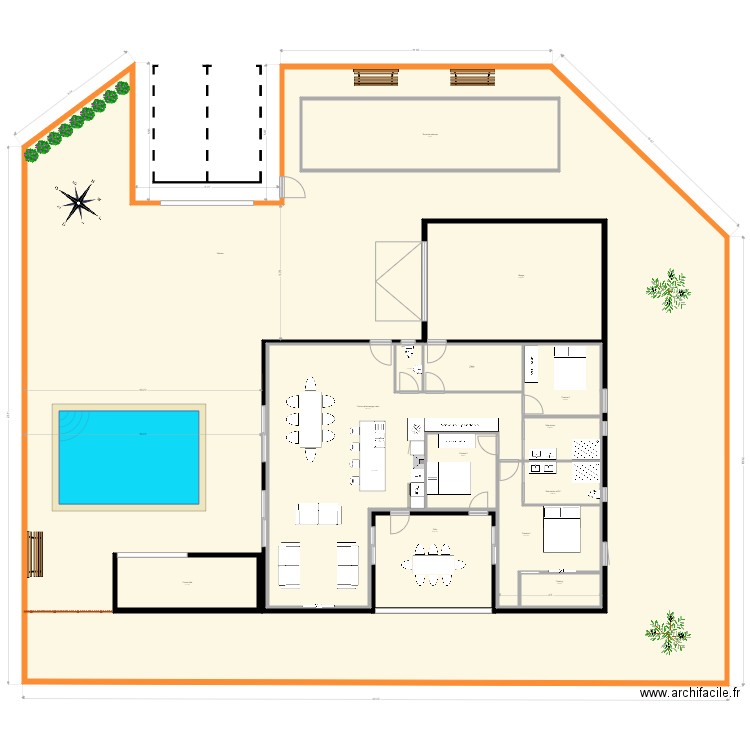 Plan maison 2 bis. Plan de 0 pièce et 0 m2