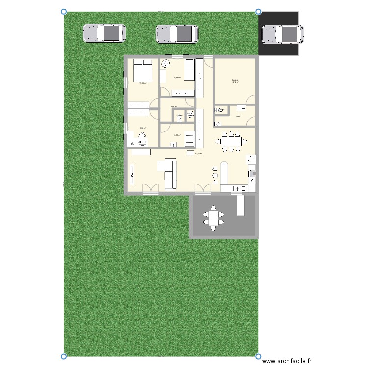 Eyragues V1.2. Plan de 12 pièces et 143 m2