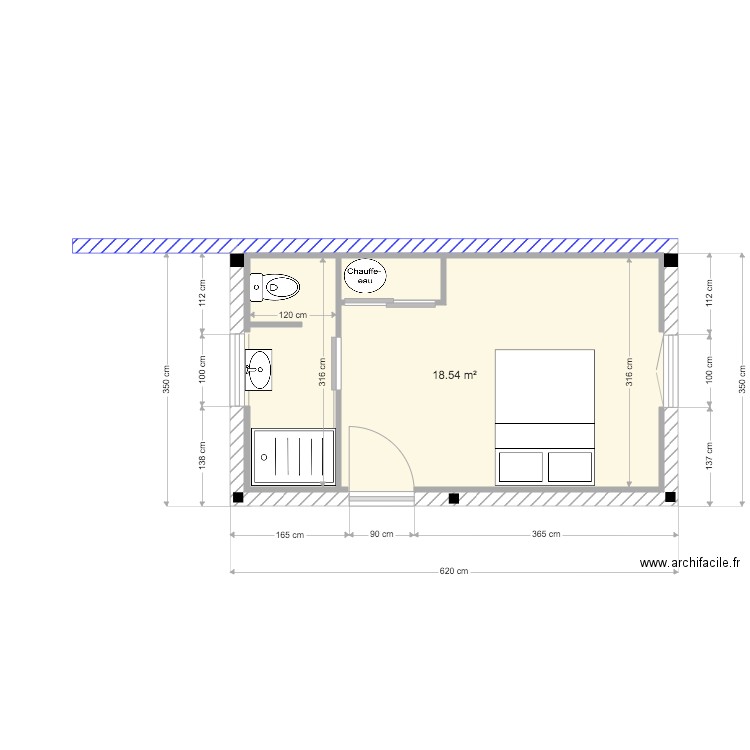 Projet Donati agrandissement. Plan de 0 pièce et 0 m2