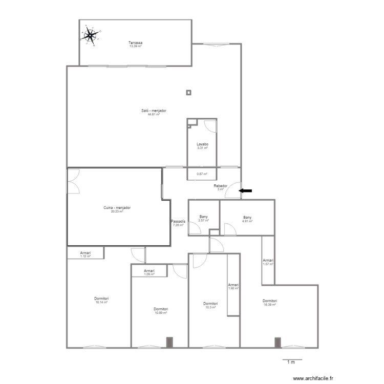 TAULADES III ESCALA ESUERRA AP 504 ESCALDES. Plan de 0 pièce et 0 m2