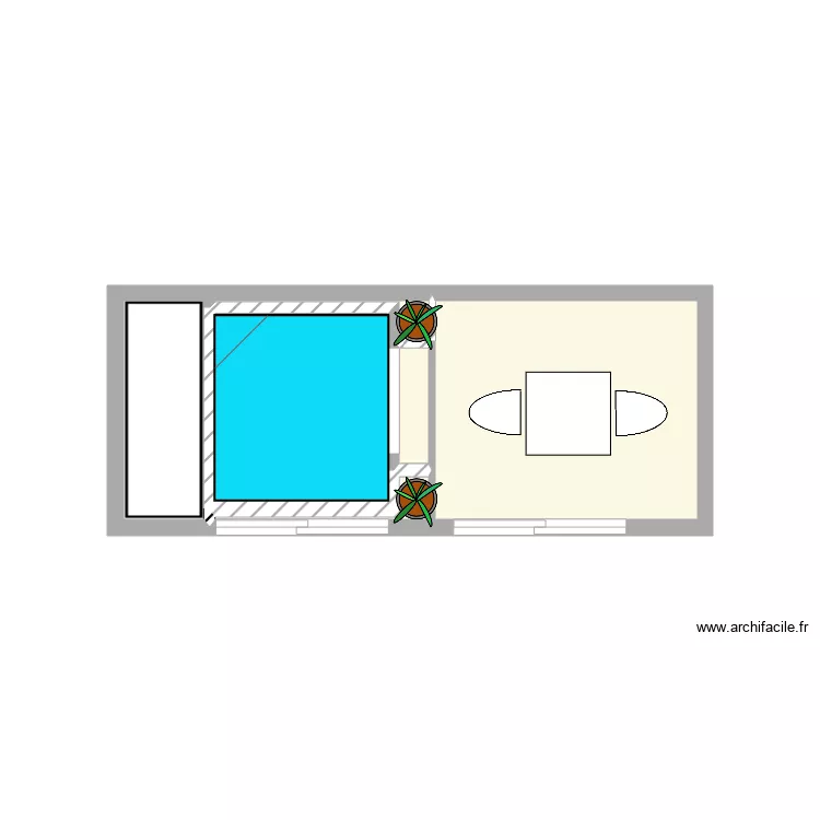 PISCINE DEBORDEMENT. Plan de PISCINE DEBORDEMENT. Plan de