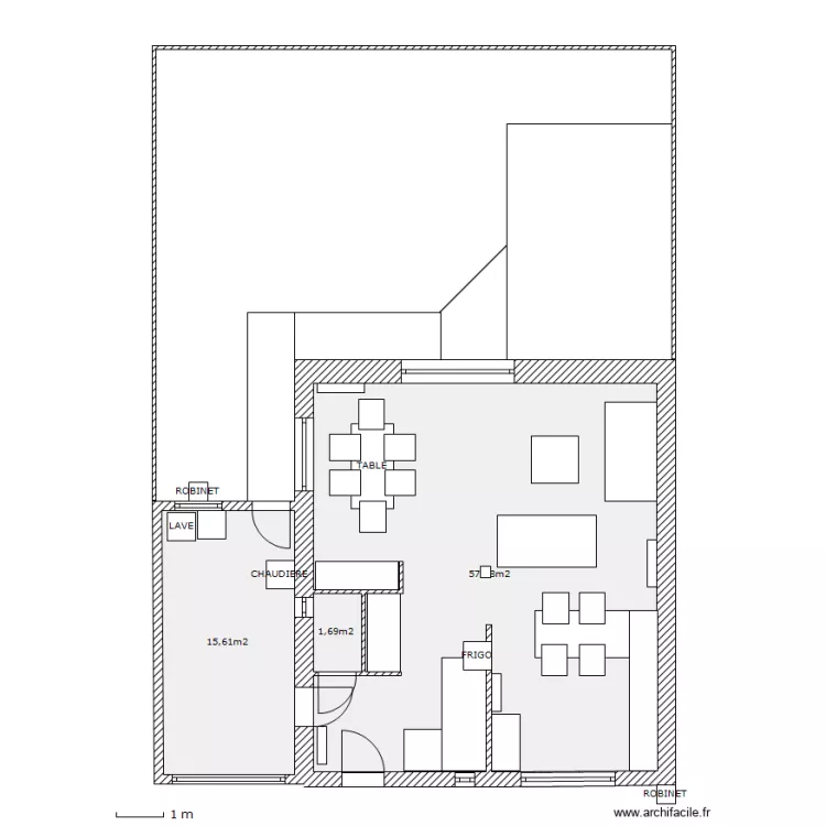 AMENAGEMENT RDC EXT. Plan de AMENAGEMENT RDC EXT. Plan de
