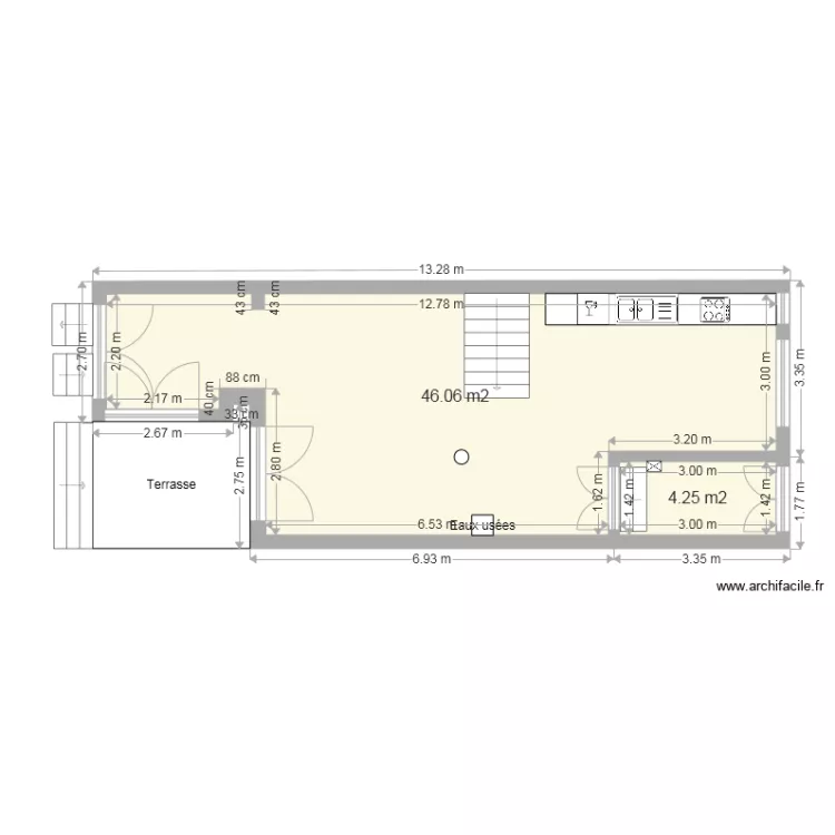 projet revu. Plan de 