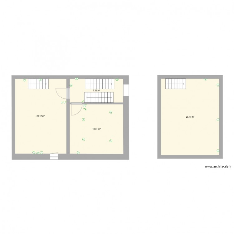 Maison 2eme étage. Plan de 0 pièce et 0 m2