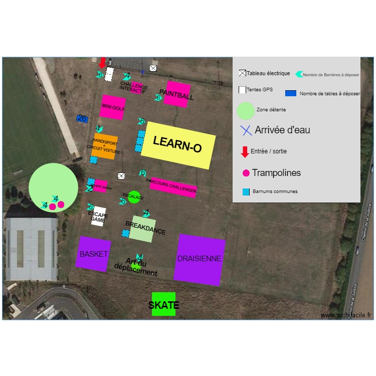 Agglo Fun Tour 2021 Coudray. Plan de 0 pièce et 0 m2