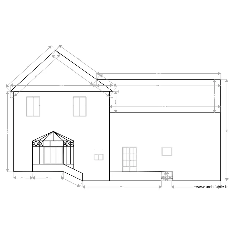 Projet Michaud face . Plan de Projet Michaud face . Plan de