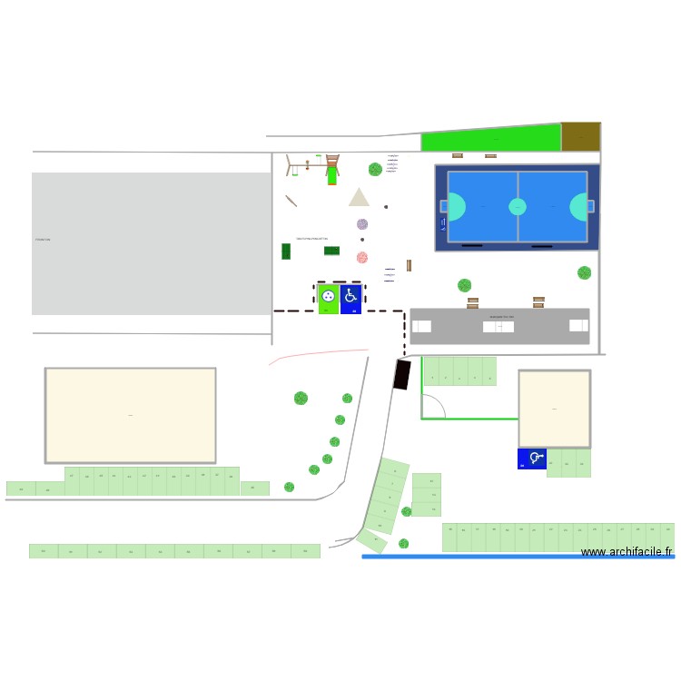 projet Aire de Jeux. Plan de 0 pièce et 0 m2