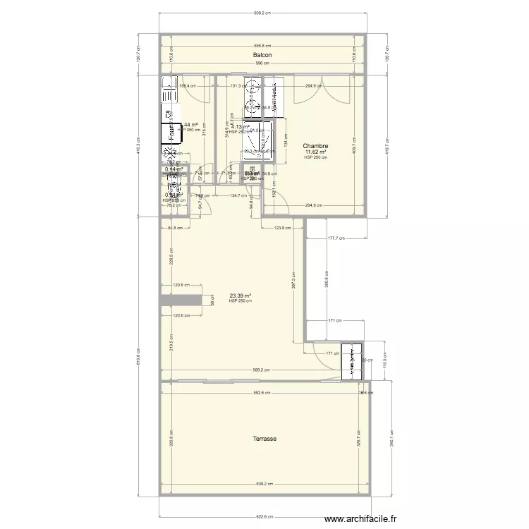 Antibes douche2. Plan de 