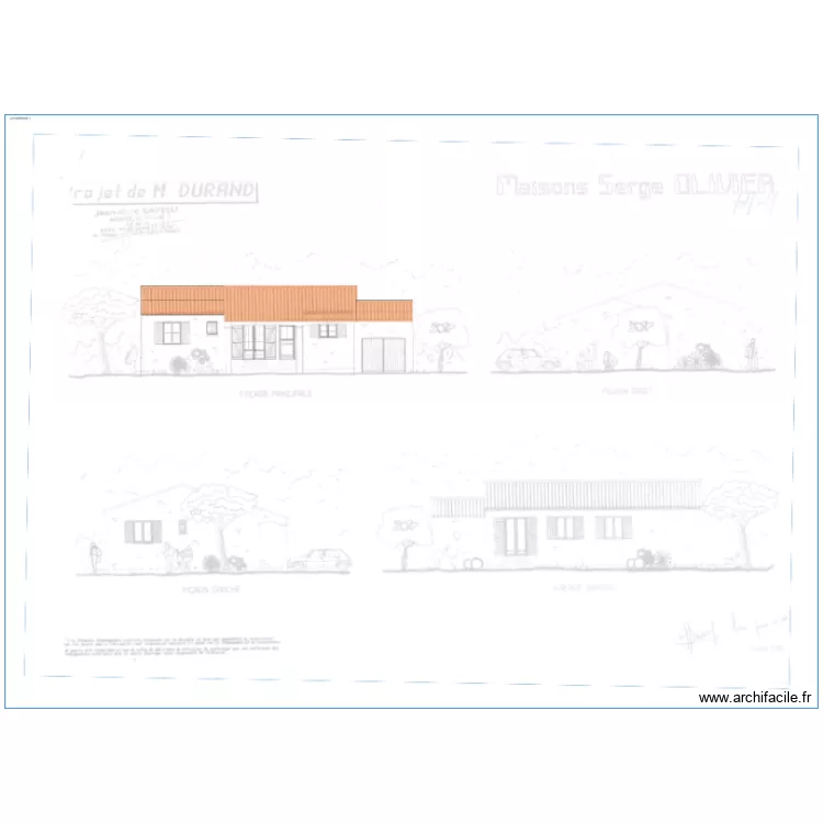 plan implantation maison gareoult. Plan de plan implantation maison gareoult. Plan de